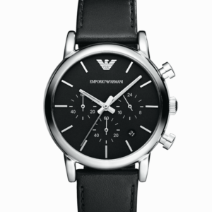 Emporio Armani Herrenchronograph, AR1733, Edelstahl, silber