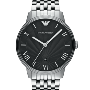 Emporio Armani Herrenuhr, AR1614, Edelstahl, silber