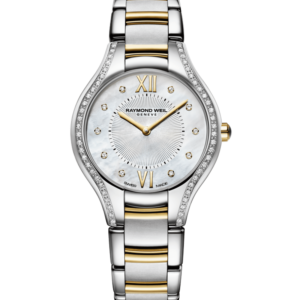 Raymond Weil, Noemia,  5132-SPS-00985, Edelstahl, Diamanten, Gelbgold