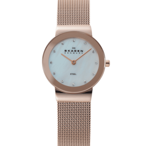 Skagen, Freja, 358SRRD, Edelstahl, Roségold, Milanaise