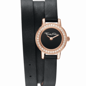 Thomas Sabo Glam & Soul, WA0195-213-203 , Edelstahl, Lederband, schwarz