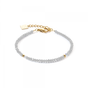 Coeur de Lion Armband Little Twinkle gold-eisblau 2033300730 bei Juwelier Kröpfl