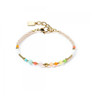 Coeur de Lion Armband Princess Spheres multicolor pastel 4350301522 bei Juwelier Kröpfl