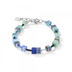 Coeur de Lion GeoCUBE® GeoCUBE® Iconic Armband blau-grün 2838300705 bei Juwelier Kröpfl