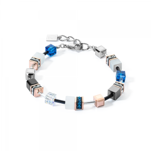 Coeur de Lion GeoCUBE® GeoCUBE® Iconic Armband Capri Blau 4013300756 bei Juwelier Kröpfl