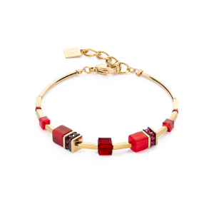 Coeur de Lion GeoCUBE® GeoCUBE® Iconic Lite Armband Rot 2800300300 bei Juwelier Kröpfl