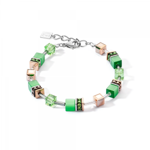 Coeur de Lion GeoCUBE® GeoCUBE® Iconic Monochrome Armband grün 4016300500 bei Juwelier Kröpfl