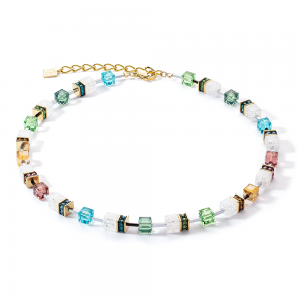 Coeur de Lion GeoCUBE® GeoCUBE® Iconic Statement Precious Halskette multicolor 4505101516 bei Juwelier Kröpfl