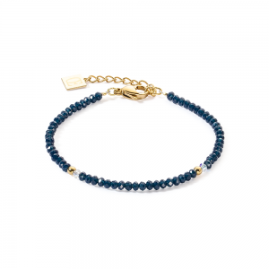 Coeur de Lion Halskette Little Twinkle gold-dunkelblau 2033100721 bei Juwelier Kröpfl