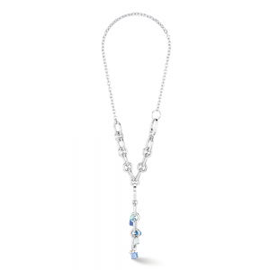Coeur de Lion Halskette Neptunes Treasure silber-blau 4521100717 bei Juwelier Kröpfl