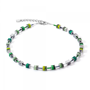 Coeur de Lion Halskette Sparkling Classic Update grün 4509100500 bei Juwelier Kröpfl