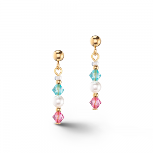 Coeur de Lion Princess Pearls Ohrringe gold multicolor 6022211527 bei Juwelier Kröpfl