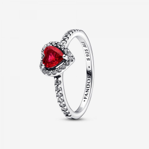 Pandora Timeless Ausgeprägtes Rotes Herz Ring 198421C02 bei Juwelier Kröpfl