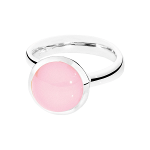 Tamara Comolli Bouton Ring Large Pinker Chalcedon R-BOU-l-ChPi-wg bei Juwelier Kröpfl