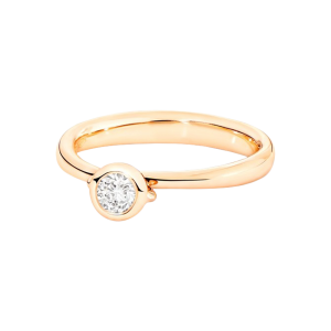 Tamara Comolli Bouton Solitaire Ring Diamant R-BOU-Sol-Cl-rg bei Juwelier Kröpfl