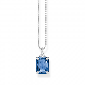 Thomas Sabo Ocean Vibes Kette blauer Stein silber KE2089-166-1 bei Juwelier Kröpfl