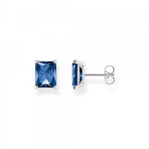 Thomas Sabo Ocean Vibes Ohrstecker blauer Stein silber H2201-699-1 bei Juwelier Kröpfl
