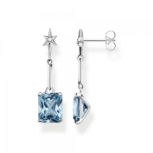 Thomas Sabo Sparkling Heitage Ohrringe blauer Stein mit Stern H2115-644-1 bei Juwelier Kröpfl