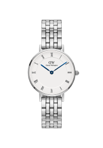 Daniel Wellington Petite Petite Roman Numerals 5-Link Silver DW00100685 bei Juwelier Kröpfl