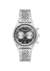 Thomas Sabo Rebel at Heart Herrenuhr Rebel at Heart Chronograph silber schwarz WA0375-201-203 bei Juwelier Kröpfl