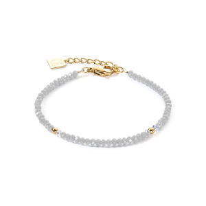 Coeur de Lion Armband Little Twinkle gold-eisblau 2033300730 bei Juwelier Kröpfl