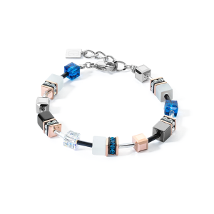 Coeur de Lion GeoCUBE® GeoCUBE® Iconic Armband Capri Blau 4013300756 bei Juwelier Kröpfl