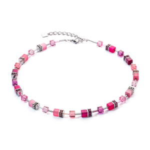 Coeur de Lion GeoCUBE® GeoCUBE® Iconic Halskette Viva Magenta 2838100422 bei Juwelier Kröpfl