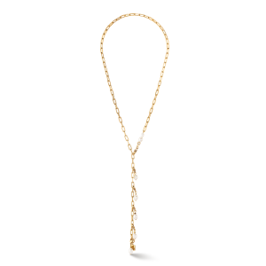 Coeur de Lion Halskette Modern Chain & Süßwasserperlen Charms gold 1112101416 bei Juwelier Kröpfl