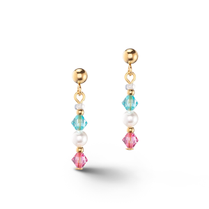 Coeur de Lion Princess Pearls Ohrringe gold multicolor 6022211527 bei Juwelier Kröpfl