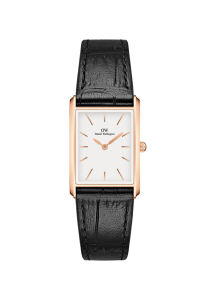 Daniel Wellington Bound Bound Black Crocodile Roségold DW00100693 bei Juwelier Kröpfl