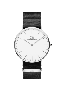 Daniel Wellington Classic Cornwall Silber 40mm DW00100258 bei Juwelier Kröpfl