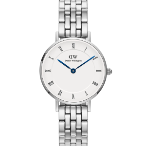 Daniel Wellington Petite Petite Roman Numerals 5-Link Silver DW00100685 bei Juwelier Kröpfl