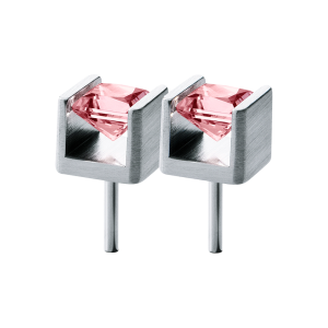 Humphrey Farbedelsteinohrstecker Cube FO4x4-rtu bei Juwelier Kröpfl