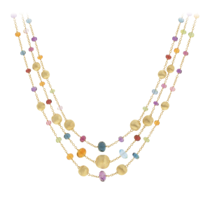 Marco Bicego Africa Gemstone Collier Africa Gemstone CB2266-MIX02-Y-02 bei Juwelier Kröpfl