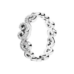 Pandora Love Ring Heart Swirls 197117CZ-56 bei Juwelier Kröpfl