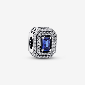 Pandora Timeless Funkelnd Blaues Mehrstufiges Rechteck Charm 792385C01 bei Juwelier Kröpfl