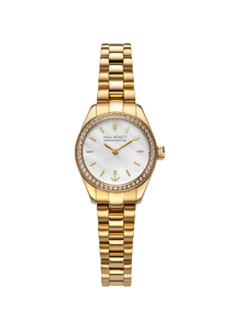 Paul Hewitt Petit Soleil Petit Soleil Round Uhr Gold Weiß Crystal PH-W-1178 bei Juwelier Kröpfl