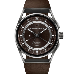 Porsche Design 1919 Globetimer UTC Titanium & Brown 6023.4.05.003.07.2 bei Juwelier Kröpfl