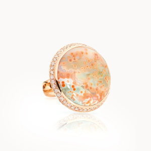 Tamara Comolli OCEAN JASPER OCEAN JASPER Ring large Ocean Jasper R-OJ-l-pD-rg bei Juwelier Kröpfl