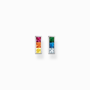 Thomas Sabo Rainbow Heritage Ohrstecker bunte Steine silber H2250-477-7 bei Juwelier Kröpfl