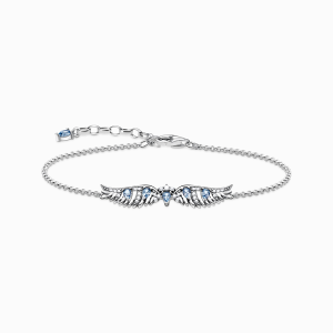 Thomas Sabo Rising Phoenix Armband Phönix-Flügel mit blauen Steinen silber A2069-644-1 bei Juwelier Kröpfl