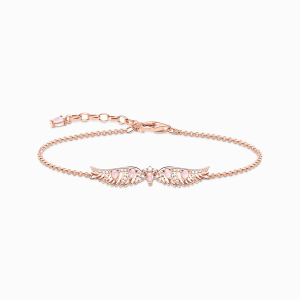 Thomas Sabo Rising Phoenix Armband Phönix-Flügel mit rosa Steinen roségold A2069-323-9 bei Juwelier Kröpfl