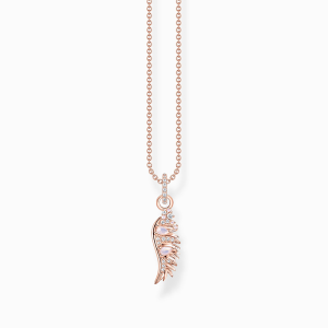 Thomas Sabo Rising Phoenix Kette Phönix-Flügel mit rosa Steinen roségold KE2168-323-9 bei Juwelier Kröpfl