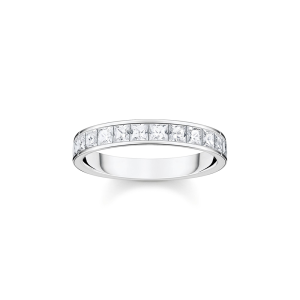 Thomas Sabo Sparkling Heitage Ring weiße Steine Pavé silber TR2358-051-14 bei Juwelier Kröpfl