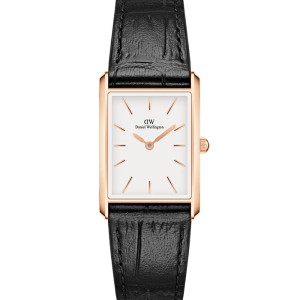 Daniel Wellington Bound Bound Black Crocodile Roségold DW00100693 bei Juwelier Kröpfl