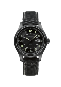 Hamilton Khaki Field Khaki Field Titanium Auto H70575733 bei Juwelier Kröpfl