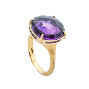 Alta Ring aus Gold mit Amethyst AB645_AT01 bei Juwelier Kröpfl