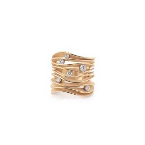 Annamaria Camilli Dune Ring Dune Orange Apricot Gold GAN3360J bei Juwelier Kröpfl