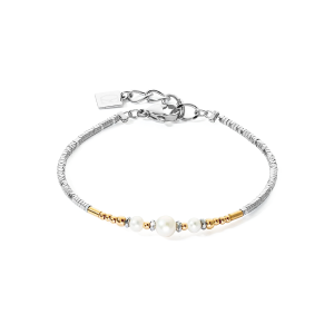 Coeur de Lion Armband Classic Princess Süßwasserperlen Bicolor 1117301426 bei Juwelier Kröpfl