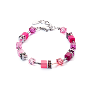 Coeur de Lion GeoCUBE® GeoCUBE® Iconic Armband Viva Magenta 2838300422 bei Juwelier Kröpfl